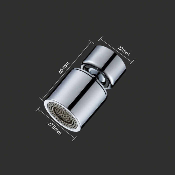 360° Rotating Copper Faucet Filter, Dual Water Flow Modes, Tool-Free Installation