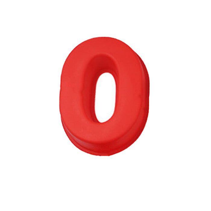 10 Inch Silicone Number Cake Mould 0–9 Non Stick Red