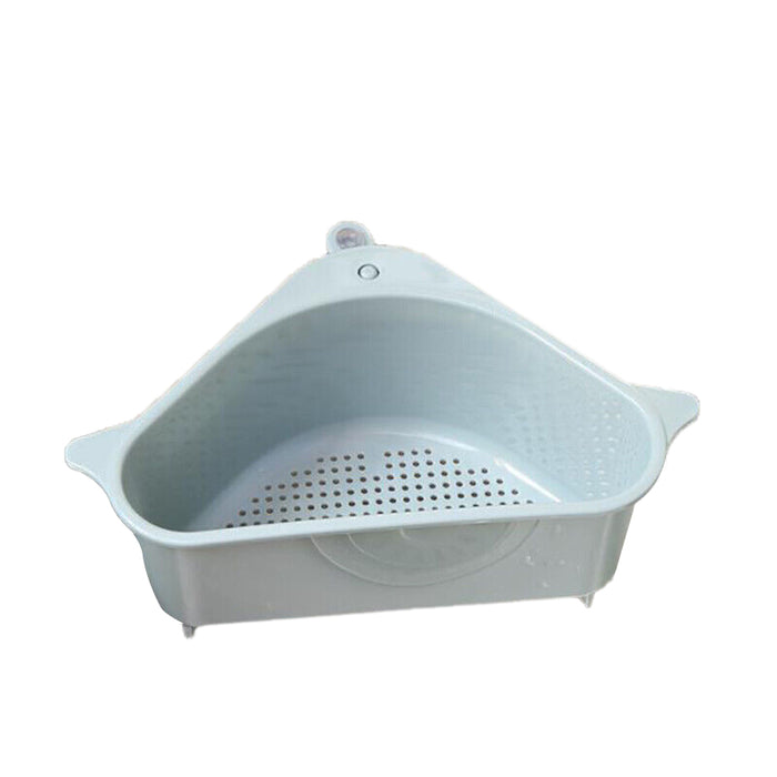 Triangle Sink Storage Drain Basket With Suction Cup PP