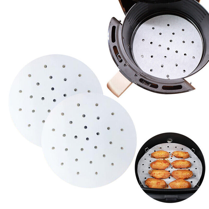 100Pcs Air Fryer Paper Liners, 7/8/9 Inch