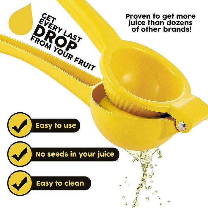 Handheld Metal Citrus Juicer, Ergonomic Design