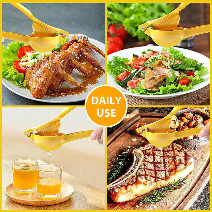 Handheld Metal Citrus Juicer, Ergonomic Design