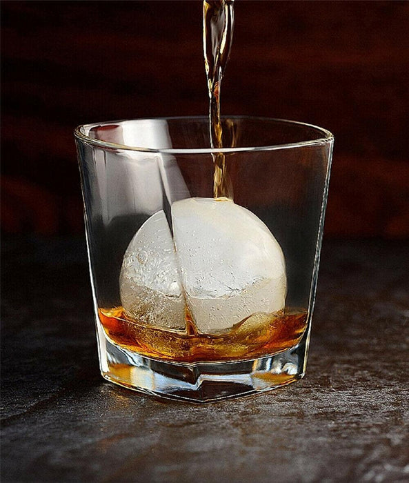 4 Pcs Ice Ball Maker Mould with Silicone Cover Plastic 5.5 x 6cm