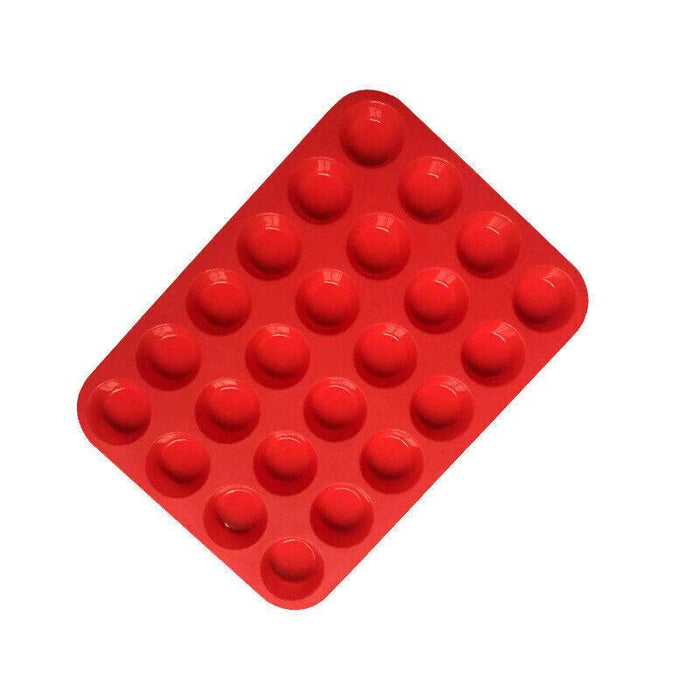 24 Cavity Silicone Baking Mold Mini Cupcake Muffin Tray