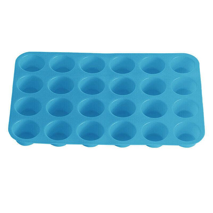 24 Cavity Silicone Baking Mold Mini Cupcake Muffin Tray