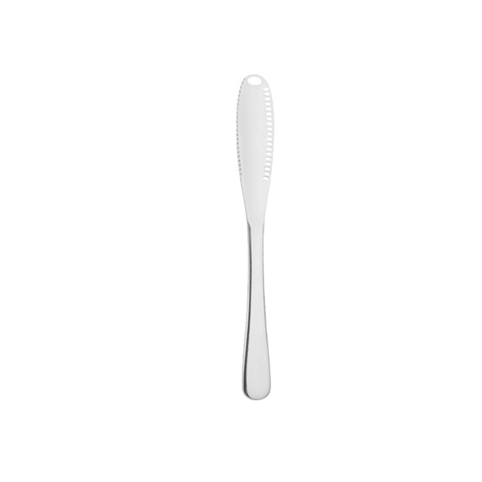 Stainless Steel Butter Knife Serrated Slotted Spreader 20.5cm