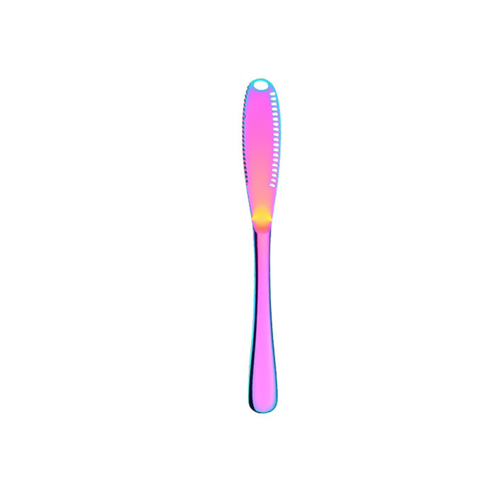 Stainless Steel Butter Knife Serrated Slotted Spreader 20.5cm