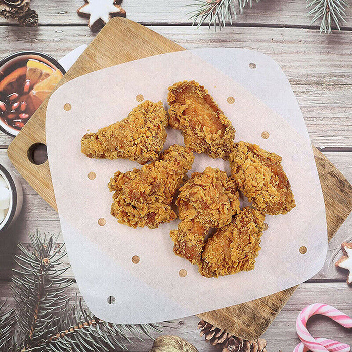 100pcs Air Fryer Parchment Paper Liners, 8-9inch