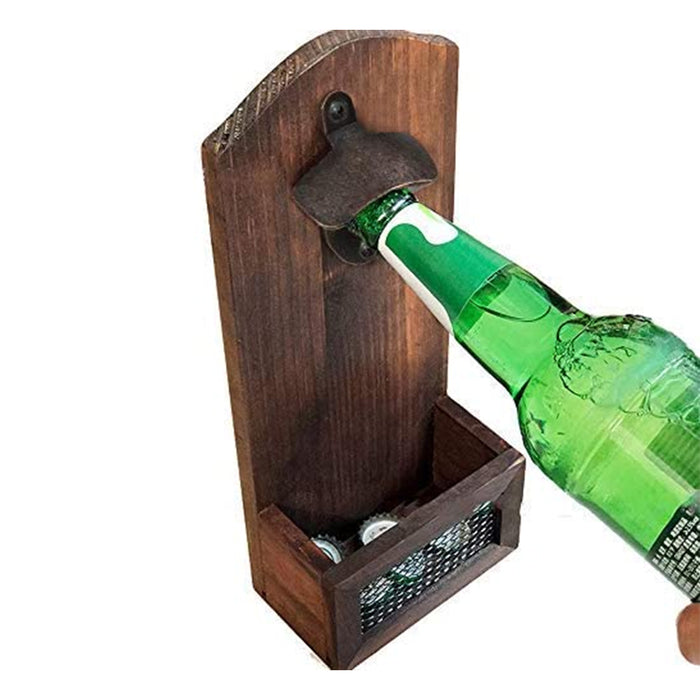 10 Pcs Wall-Mounted Beer Bottle Openers Zinc Alloy Retro