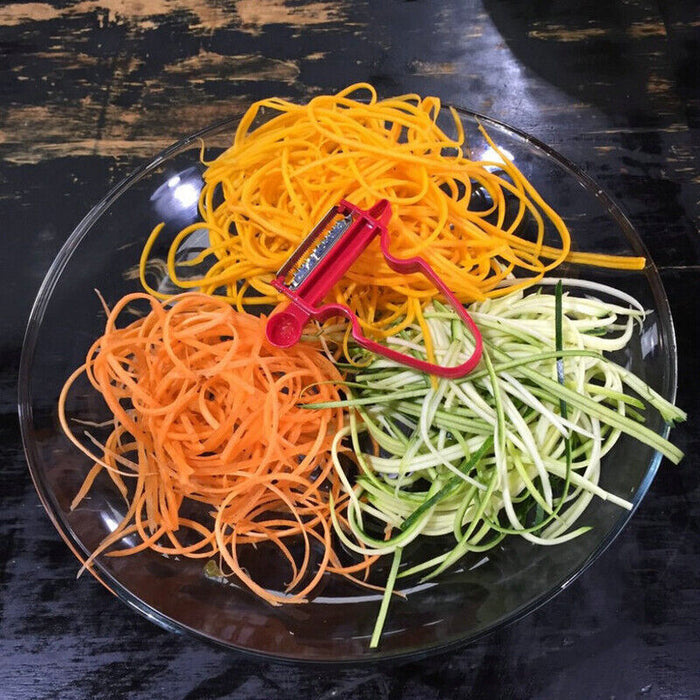 3 Pcs Vegetable Peeler Set with 304 Steel Blades Julienne