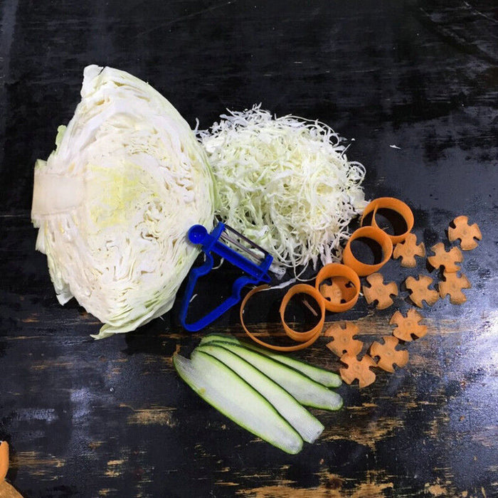3 Pcs Vegetable Peeler Set with 304 Steel Blades Julienne