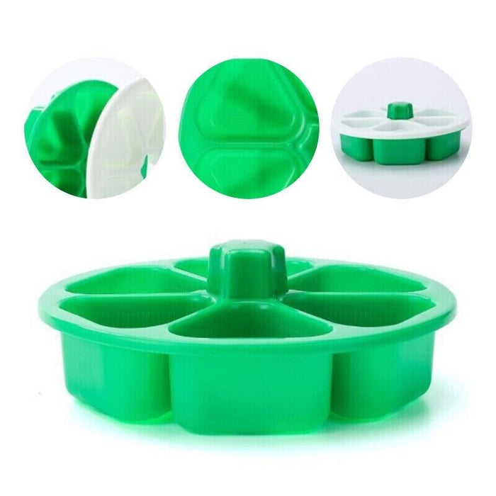 6-Hole Triangular Sushi Rice Ball Mould Food-Grade PP