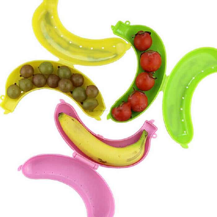 Travel Banana Case Protective Fruit Storage Container