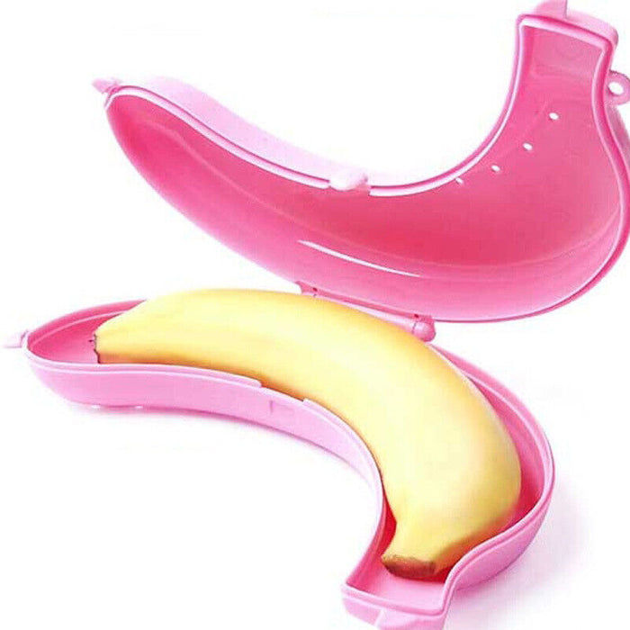 Travel Banana Case Protective Fruit Storage Container