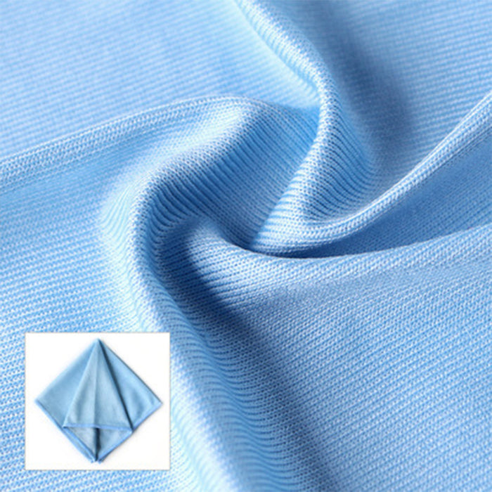 Microfiber Glass Cleaning Towels, Streak-Free for Windows, Screens, Lenses, 40x40cm