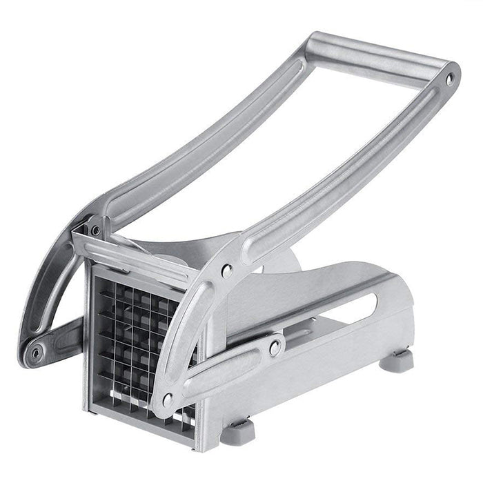 Manual Stainless Steel Potato Cutter with Interchangeable Blades