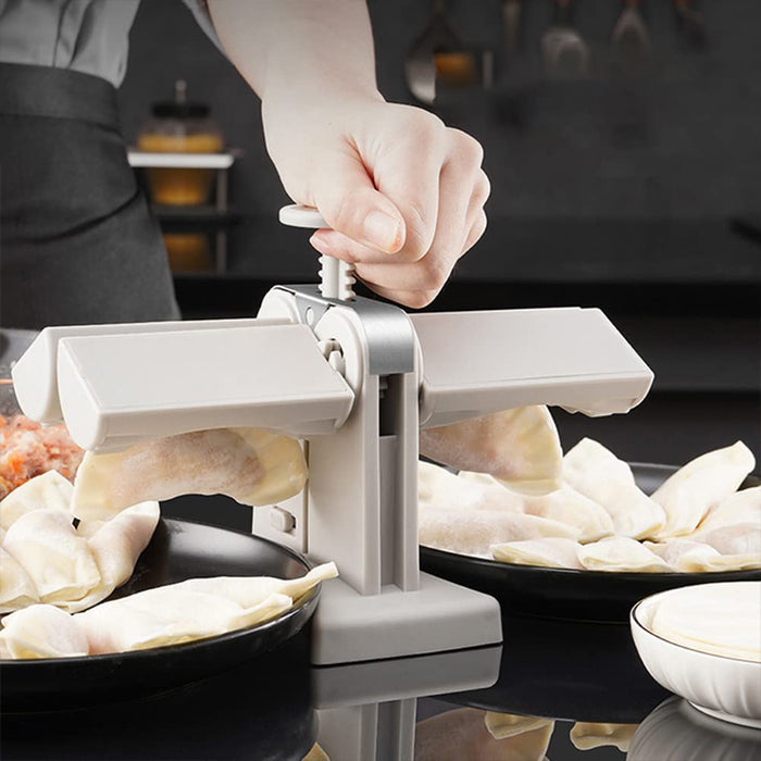 Double Head Automatic Dumpling Maker Mould Stainless Steel Press Tool