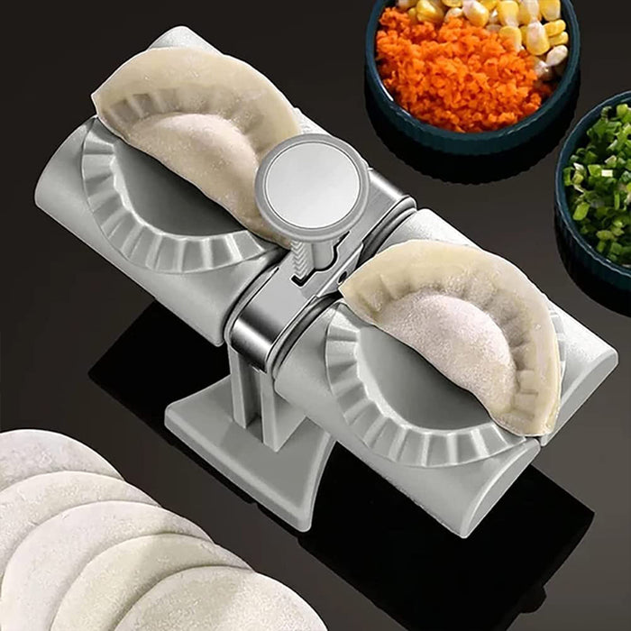 Double Head Automatic Dumpling Maker Mould Stainless Steel Press Tool