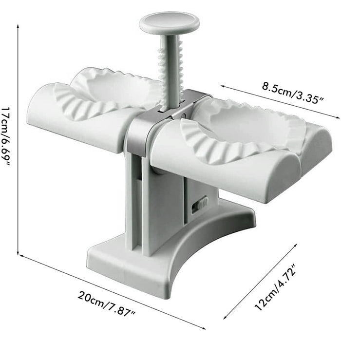 Double Head Automatic Dumpling Maker Mould Stainless Steel Press Tool