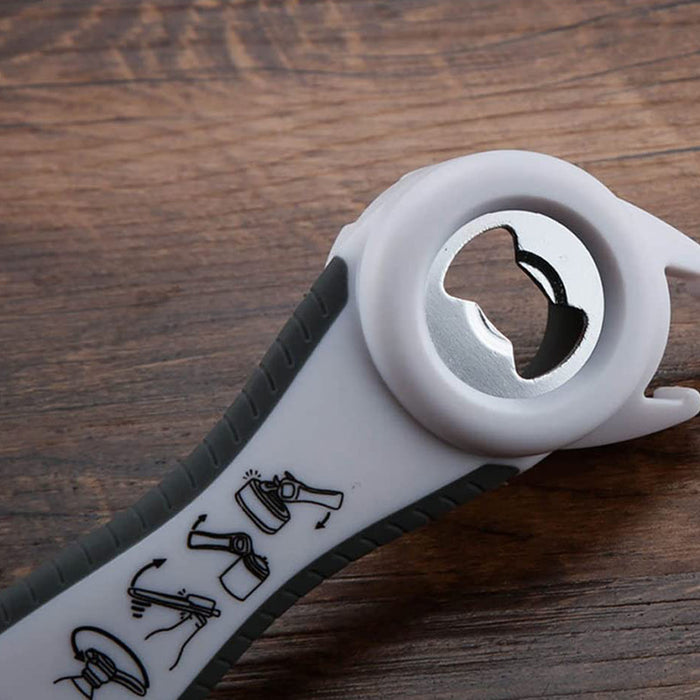 5-in-1 Manual Jar And Bottle Opener with Non-Slip Handle