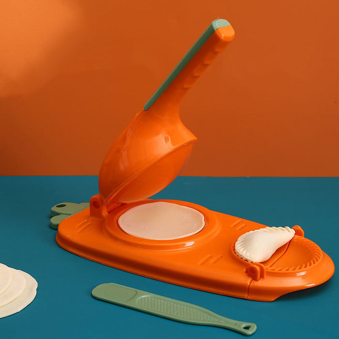 Food Grade PP Dumpling Press with 2 in 1 Dough Mould White