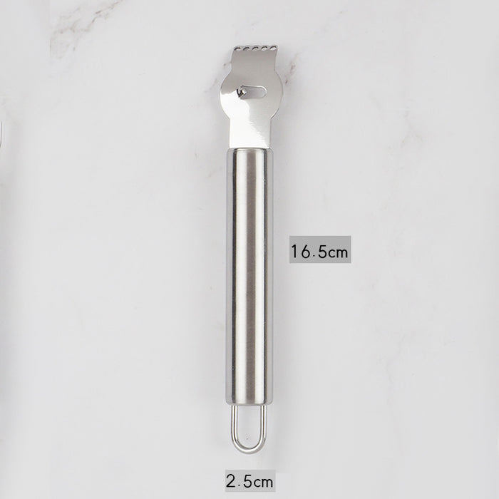 Stainless Steel Lemon Zester Grater With Channel Knife Tool