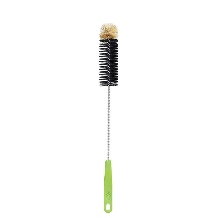 Long Handle Bottle Brush 304 Stainless Steel Nylon Bristles 40 cm