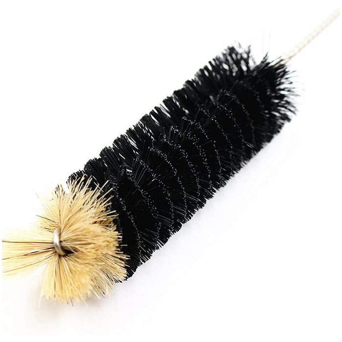 Long Handle Bottle Brush 304 Stainless Steel Nylon Bristles 40 cm