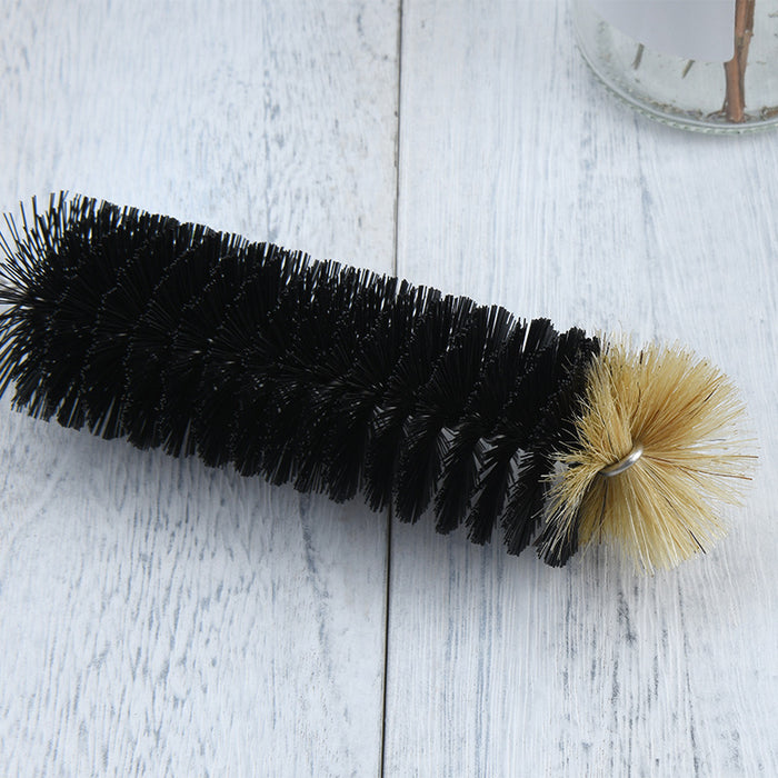 Long Handle Bottle Brush 304 Stainless Steel Nylon Bristles 40 cm