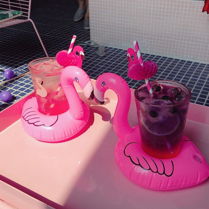 Inflatable Floating Drink Cup Holder PVC for Pool Bath Beach