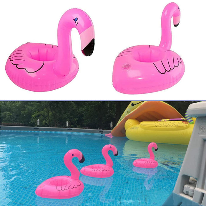 Inflatable Floating Drink Cup Holder PVC for Pool Bath Beach