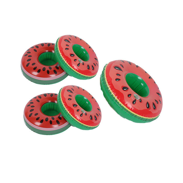 Inflatable Floating Drink Cup Holder PVC for Pool Bath Beach