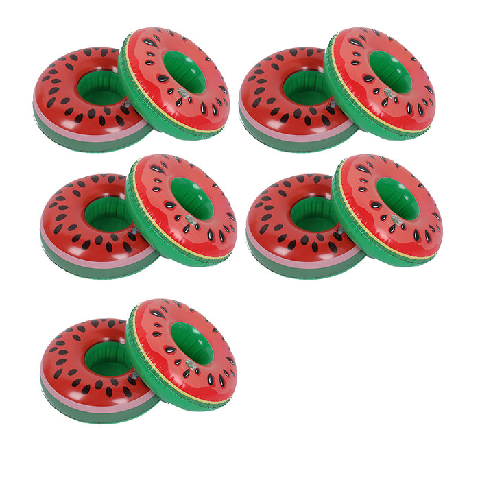 Inflatable Floating Drink Cup Holder PVC for Pool Bath Beach