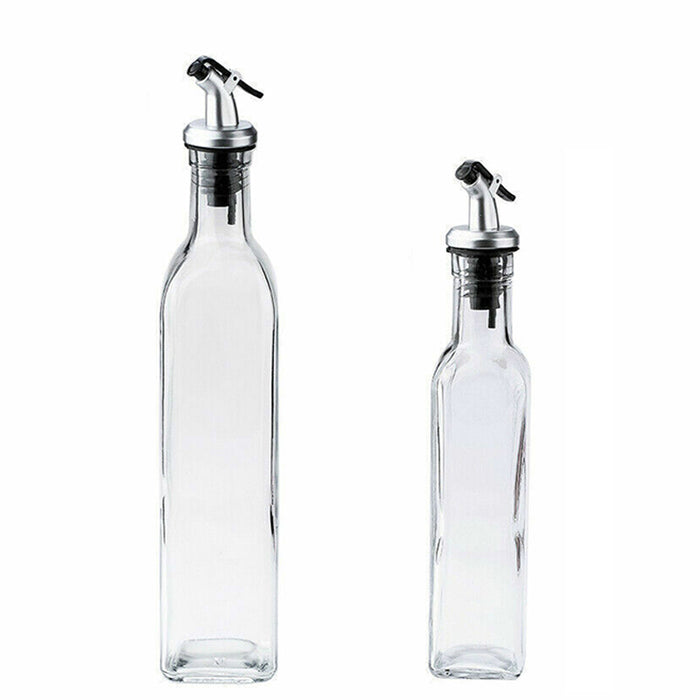 250/500ml Olive Oil Vinegar Pourer Dispenser Glass Bottle Kitchen Tools Cooking