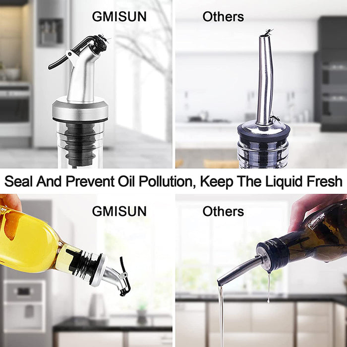 250/500ml Olive Oil Vinegar Pourer Dispenser Glass Bottle Kitchen Tools Cooking