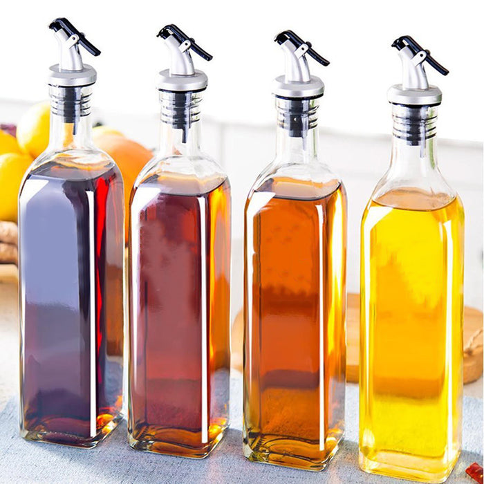 250/500ml Olive Oil Vinegar Pourer Dispenser Glass Bottle Kitchen Tools Cooking