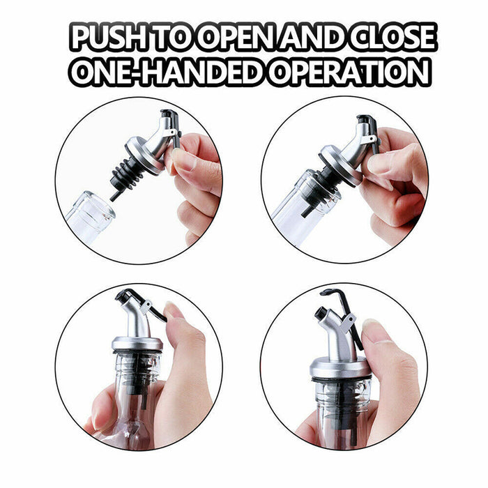250/500ml Olive Oil Vinegar Pourer Dispenser Glass Bottle Kitchen Tools Cooking