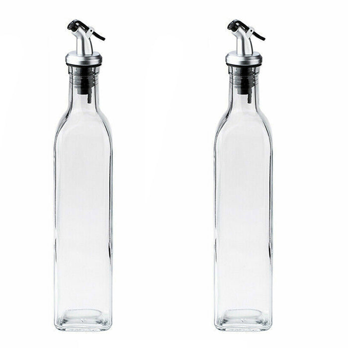 250/500ml Olive Oil Vinegar Pourer Dispenser Glass Bottle Kitchen Tools Cooking