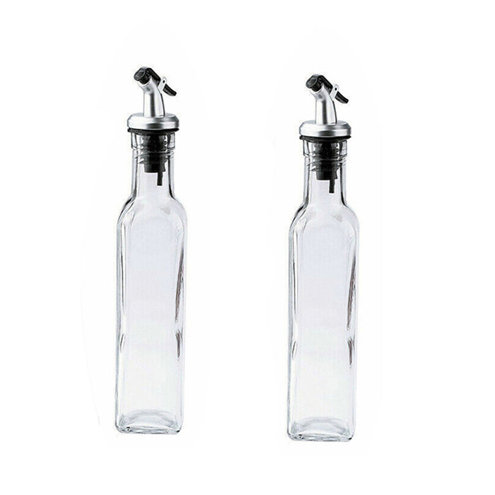 250/500ml Olive Oil Vinegar Pourer Dispenser Glass Bottle Kitchen Tools Cooking