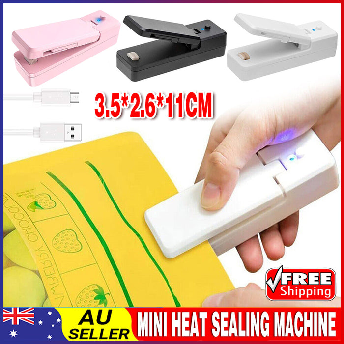 Portable USB Rechargeable Mini Heat Sealing Machine for Bags