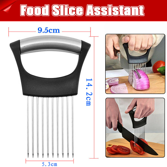 Stainless Steel Onion Needle with Comfortable Handle Kitchen Tool