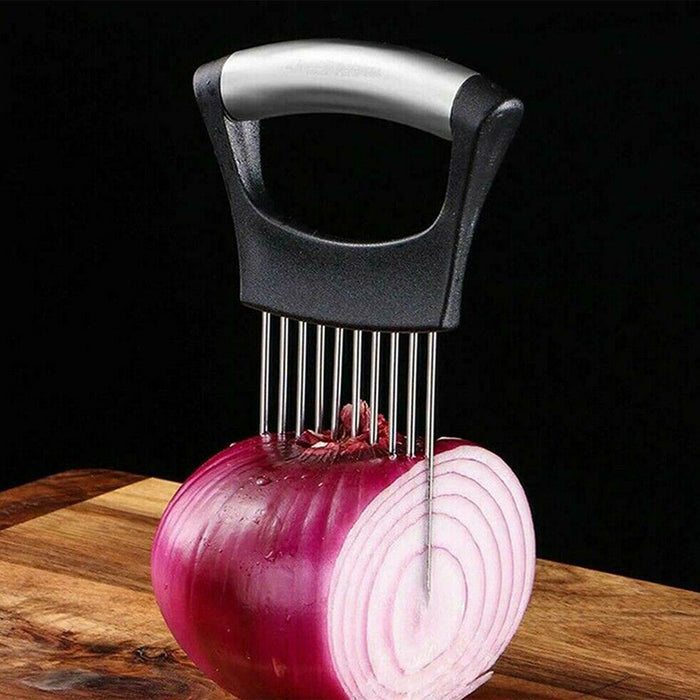 Stainless Steel Onion Needle with Comfortable Handle Kitchen Tool