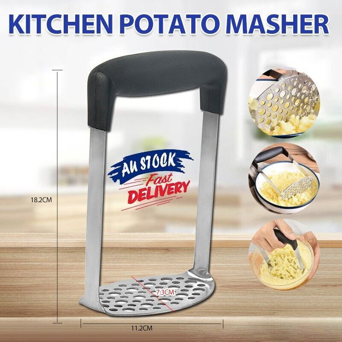 Stainless Steel Potato Masher with Comfortable Handle