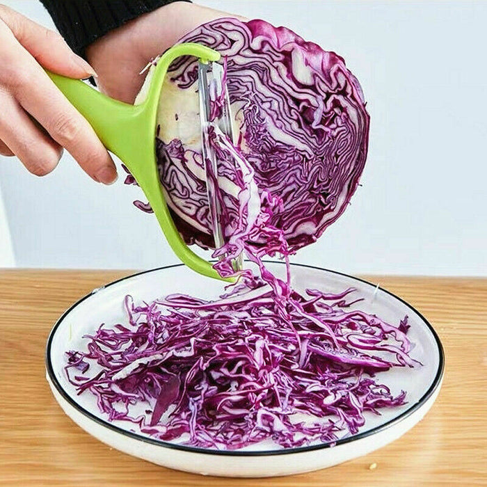 Vegetable Peeler Multi-Function Cabbage Grater Stainless Steel Kitchen Tool