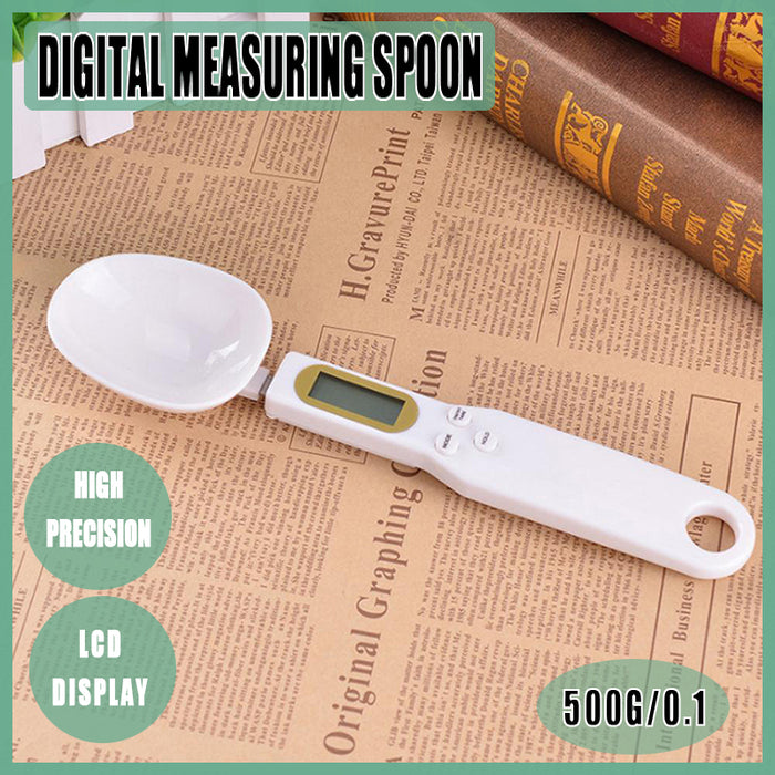 Digital Spoon Scale 500g Precision Kitchen Measuring Tool with LCD Display
