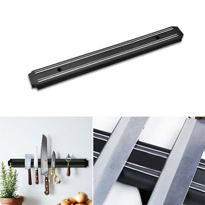 2pcs Wall Mount Magnetic Spoon Fork Knife Organizer Rack