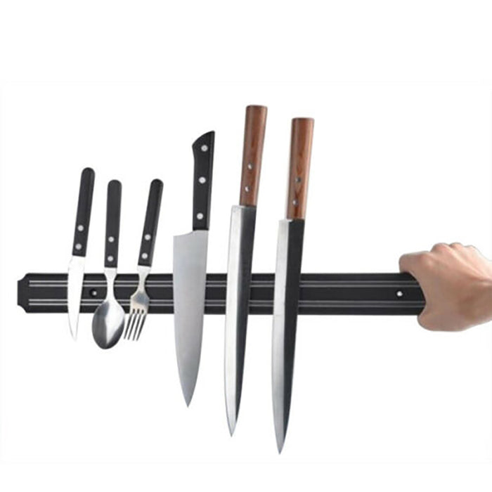 2pcs Wall Mount Magnetic Spoon Fork Knife Organizer Rack