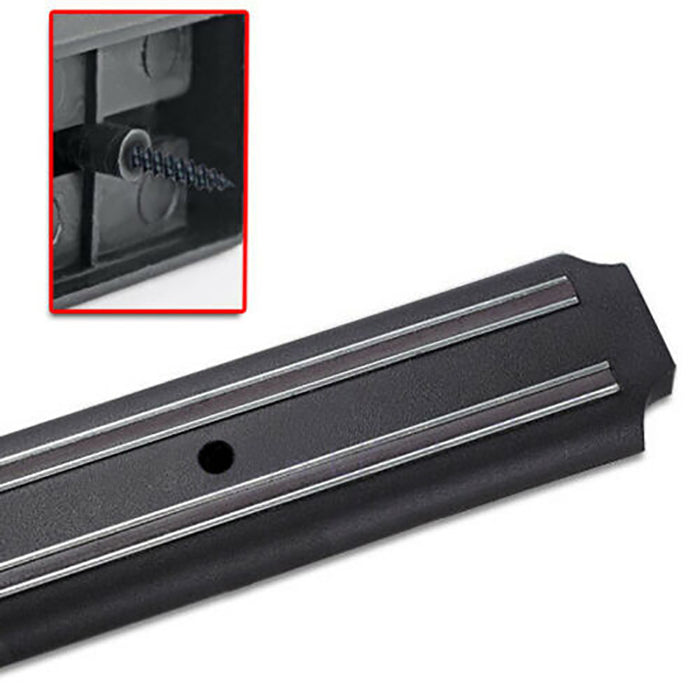 2pcs Wall Mount Magnetic Spoon Fork Knife Organizer Rack