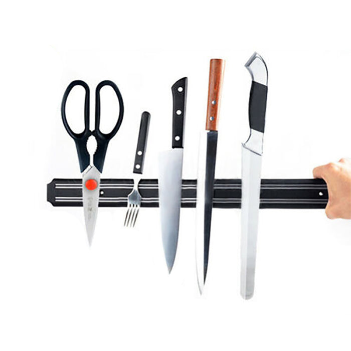 2pcs Wall Mount Magnetic Spoon Fork Knife Organizer Rack