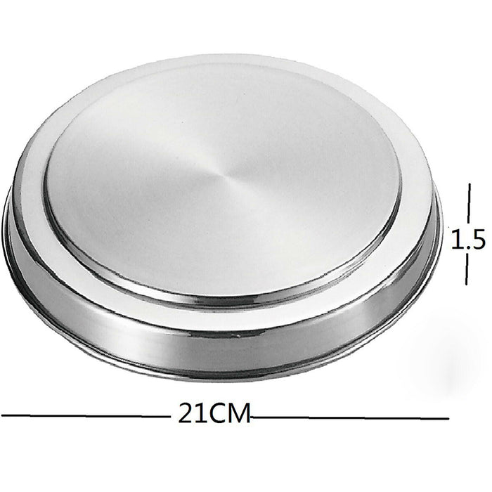Stainless Steel Stove Burner Covers Set 4PCS Silver